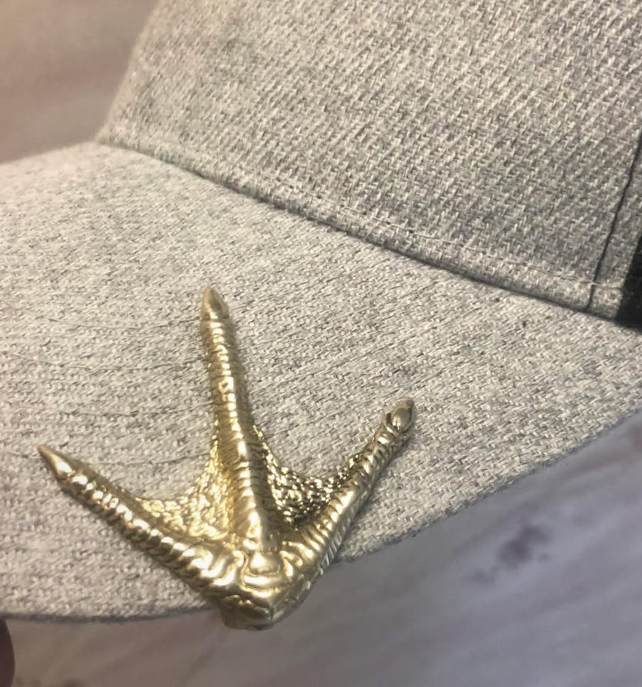 Turkey Foot Brim Clip-Solid Cast Bronze