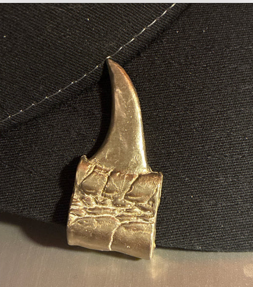 Turkey Spur Brim Clip-Solid Cast Bronze