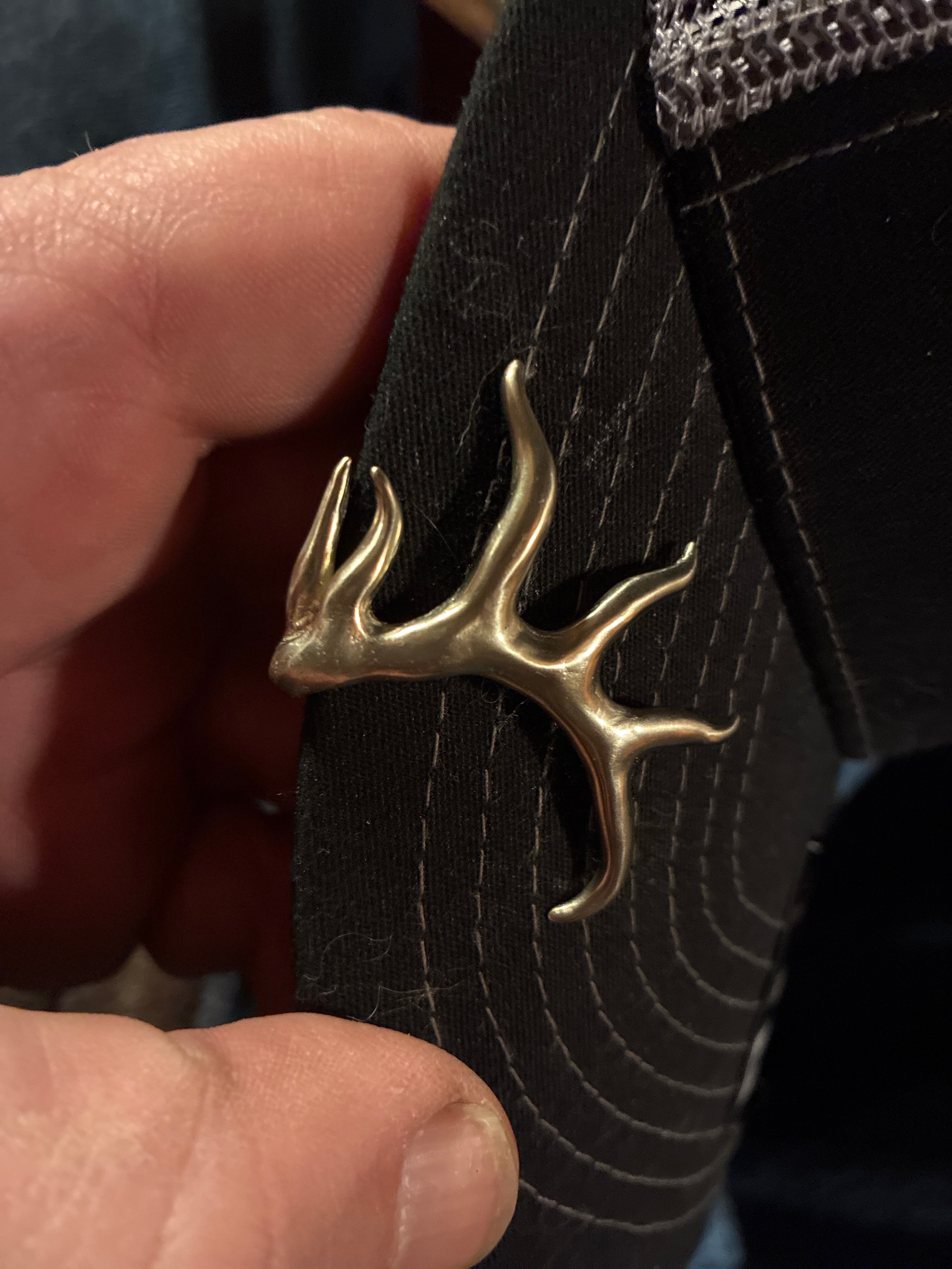 Elk Antler Brim Clip